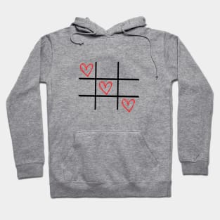 Love Hearts (Noughts and Crosses) Hoodie